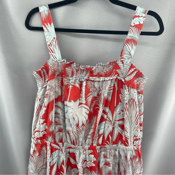 NWT Talbots Oasis Palm Fit and Flare Voile Dress Size 12 - Picture 4 of 11